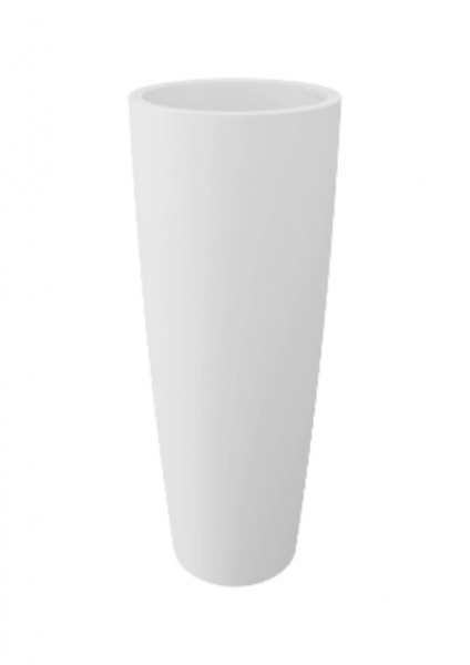 Blumentopf / Pflanztopf, Höhe 85 cm, Ø 38 (2 Farben) matt, mit herausnehmbarem Pflanz-Einsatz, für Innen und Außen, aus hochwertigem Polypropylen